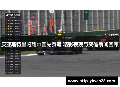皮亚斯特里闪耀中国站赛道 精彩表现与突破瞬间回顾